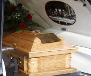 Pogrzeb fotoreportera Adama Chełstowskiego