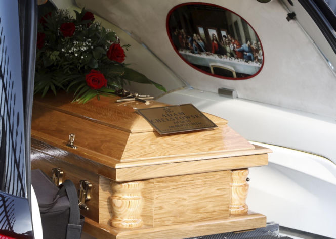 Pogrzeb fotoreportera Adama Chełstowskiego