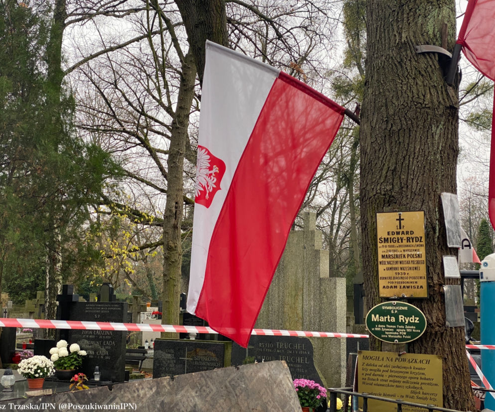 Ekshumacja marszałka Edwarda Rydza-Śmigłego na Powązkach
