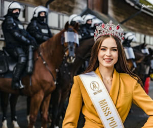 Miss Polski z Katowic wstąpiła na jeden dzień do policji. Anna Maria-Jaromin wzięła udział w teście sprawnościowym
