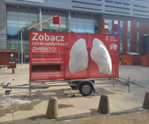 W centrum Bydgoszczy stoją wielkie płuca