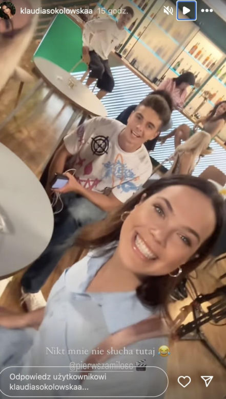 Pierwsza miłość. Julita (Dagmara Bryzek), Miki (Jakub Zdrójkowski)