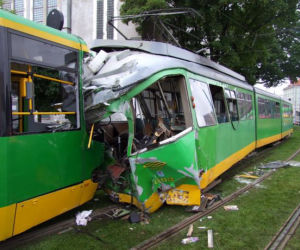 Poznań: Zderzenie dwóch tramwajów
