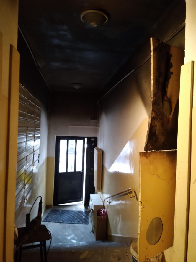 Pożar na Wybickiego