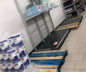 Oblężenie w radomskich sklepach z powodu koronawirusa 