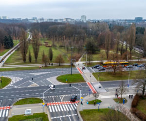 Przyszła trasa tramwaju wzdłuż Pola Mokotowskiego w Warszawie