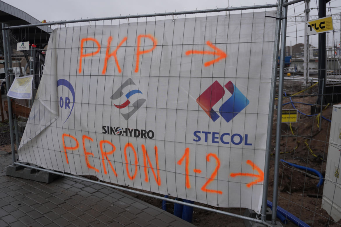 Prace przy dworcu PKP w Białymstoku. Tak wygląda teren pod koniec roku