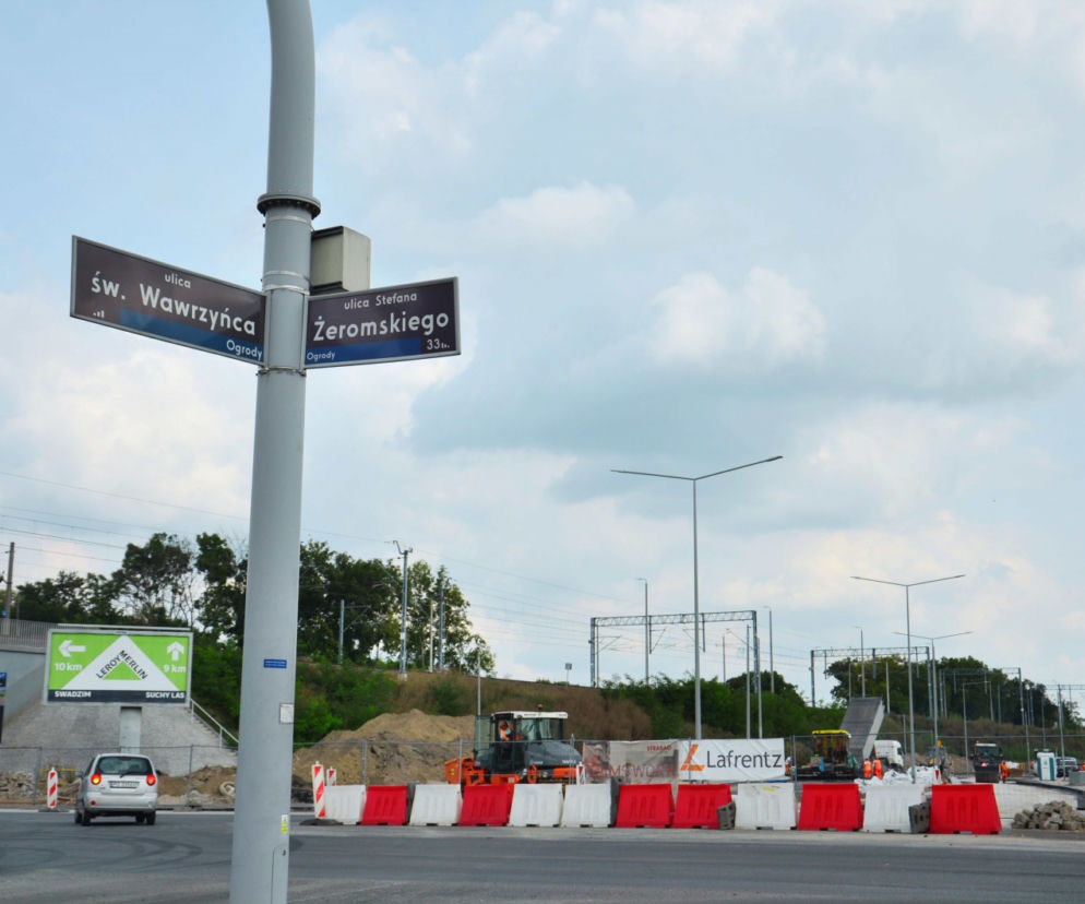 Na środę planowane jest otwarcie lewoskrętu z ul. Żeromskiego w ul. św. Wawrzyńca