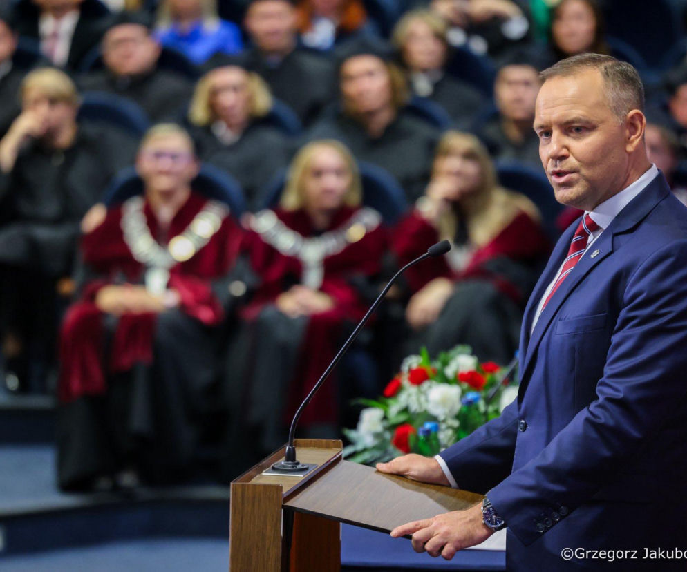 Nawrocki zwrócił się do studentów. Gościł na inauguracji roku akademickiego w Gorzowie Wielkopolskim
