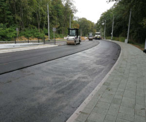 Postępy prac na budowie ul. Arkońskiej
