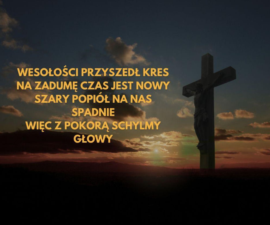 Obrazki z życzeniami na Środę Popielcową