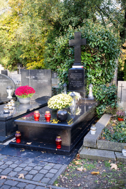 Tak wygląda grób Rajmunda Kaczyńskiego