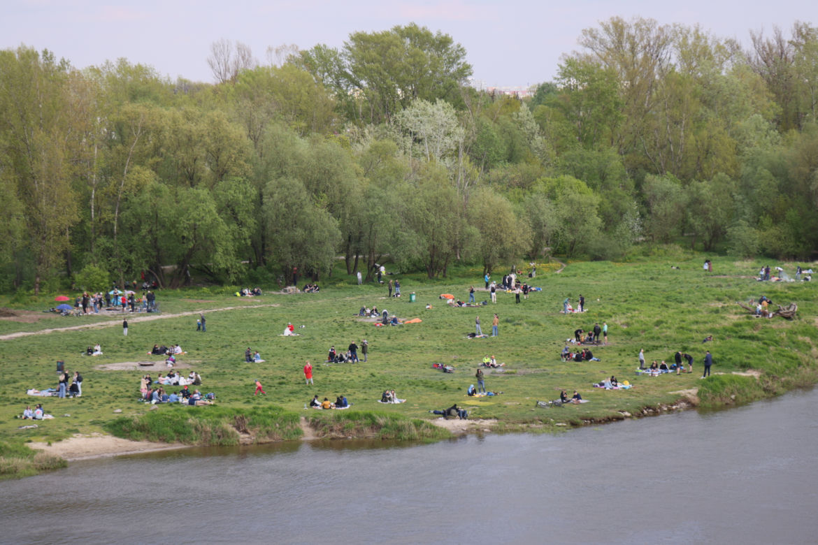 Majówka 2023 na plaży nad Wisłą