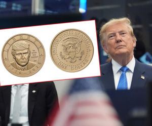 Dolar z twarzą Trumpa! Ogromne kolejki po monetę