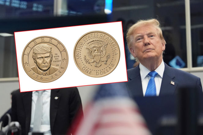 Dolar z twarzą Trumpa! Ogromne kolejki po monetę