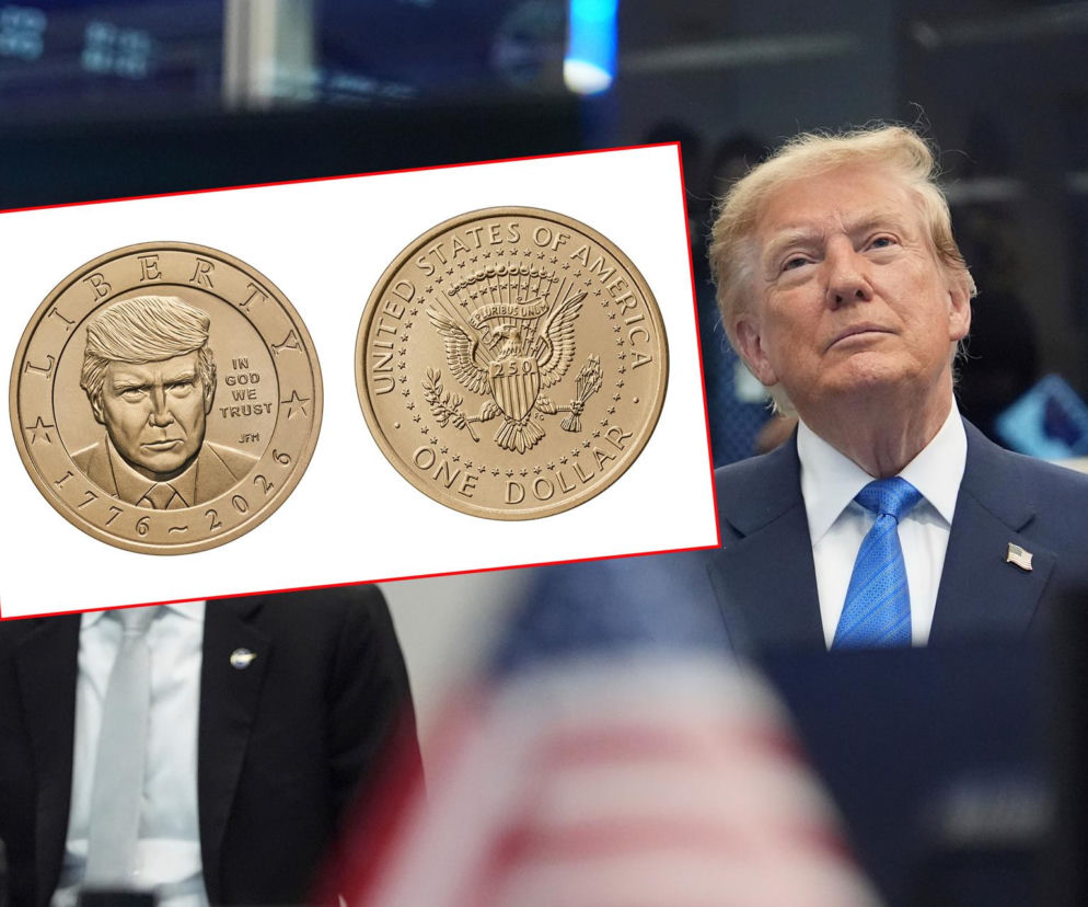 Dolar z twarzą Trumpa! Ogromne kolejki po monetę