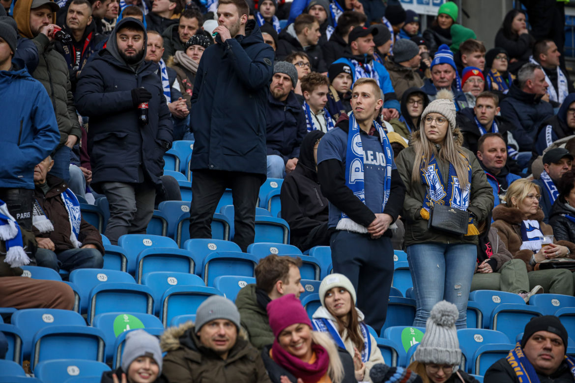 Tak bawili się kibice na meczu Lech Poznań - Pogoń Szczecin