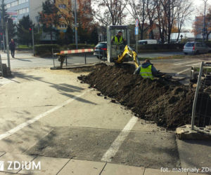 Parking powstaje przy skrzyżowaniu ulic Ślężnej i Kamiennej