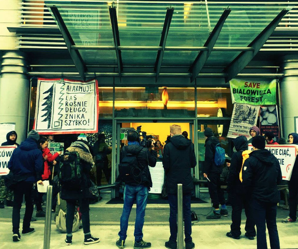 Protest rozpoczął się około godziny 9 rano.