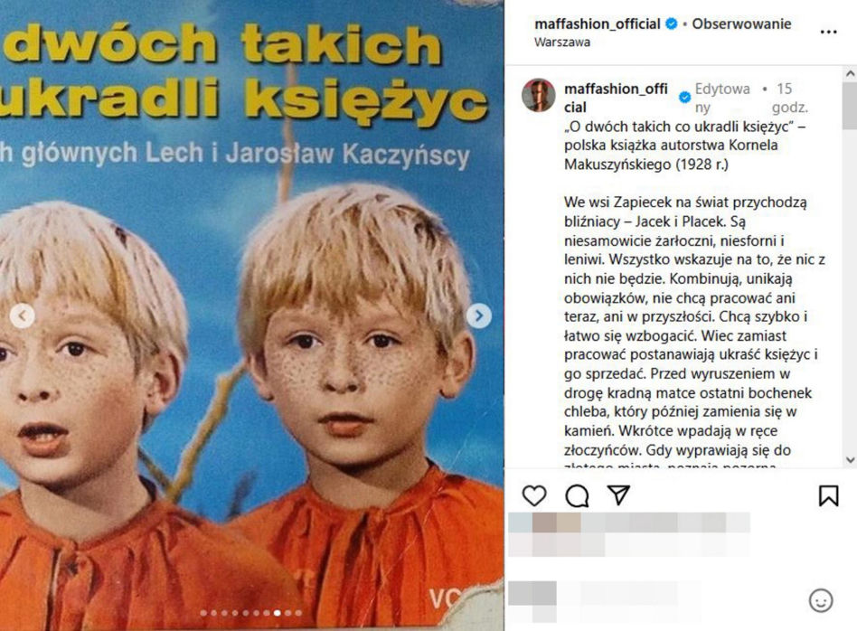 Maffashion przebrała się na Halloween za... Kaczyńskiego! 