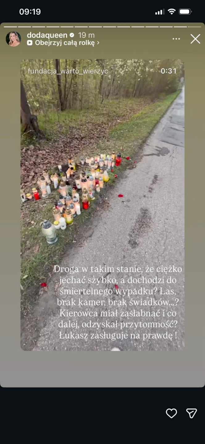 Doda pokazała drogę śmierci Litewki. Widok wbija w fotel