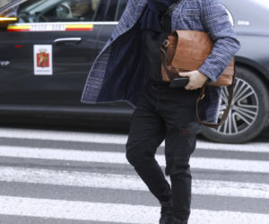 Sportowcy i aktorzy pod siedzibą TVN