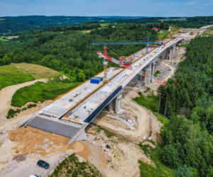 Budowa S19 - Babica Jawornik z najwyższą estakadą w Polsce