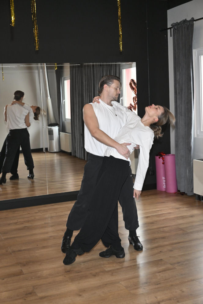 Sebastian Fabijański na probach do "Tańca z Gwiazdami"