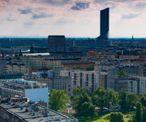 Tak wygląda Wrocław ogladany z najwyższego budynku na Przedmieściu Oławskim
