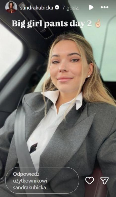 Sandra Kubicka zalała się łzami. Wyznała, że nikt jej niczego nie dał. Teraz może świętować