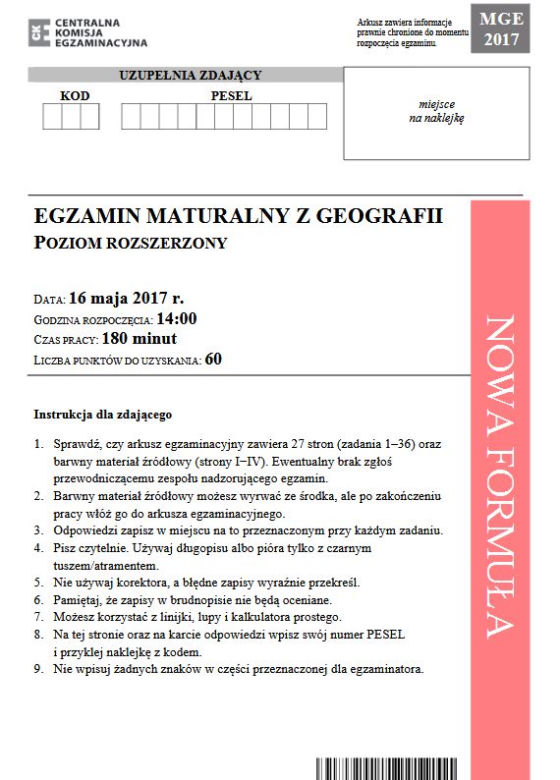 Geografia rozszerzona