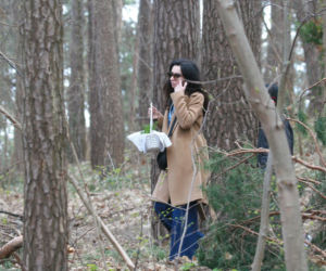 Marta Kaczyńska ze święconką