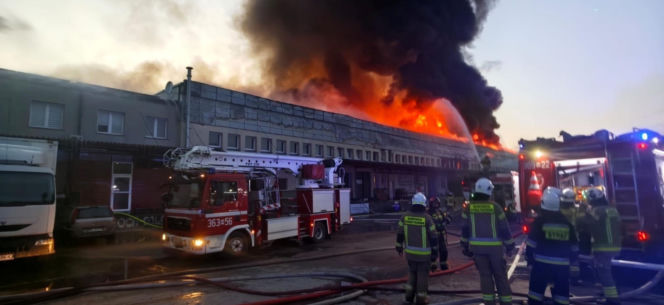 Wielki pożar w Płocku (1.06.2026)