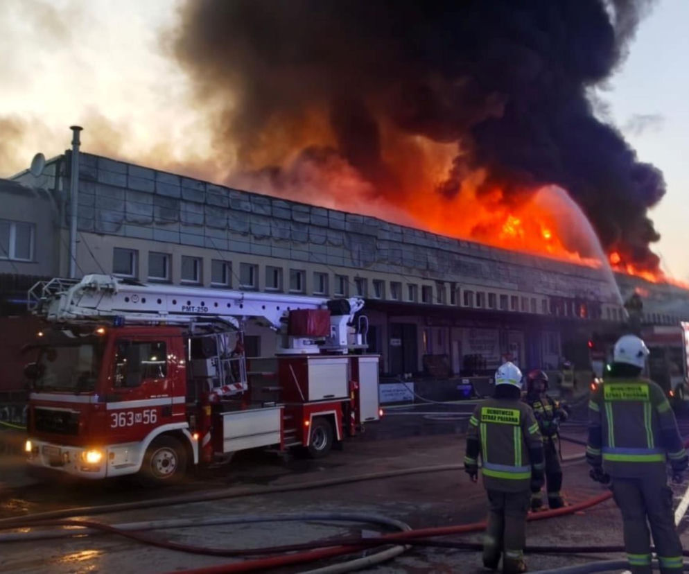Wielki pożar w Płocku (1.06.2026)