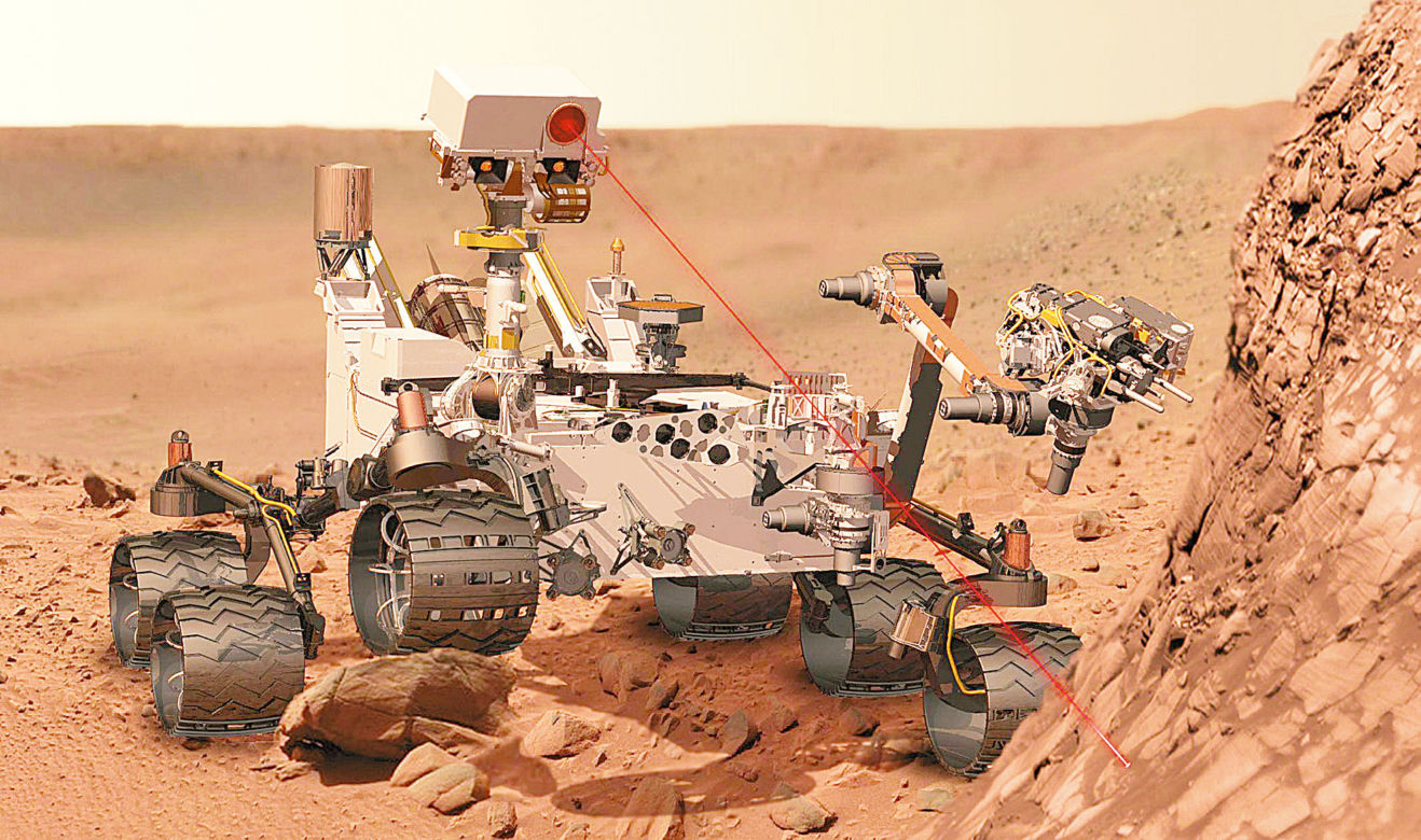 Łazik Curiosity jest na Marsie