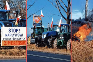 Utrudnienia na drogach pod Wrocławiem. Trwa protest rolników [LISTA]