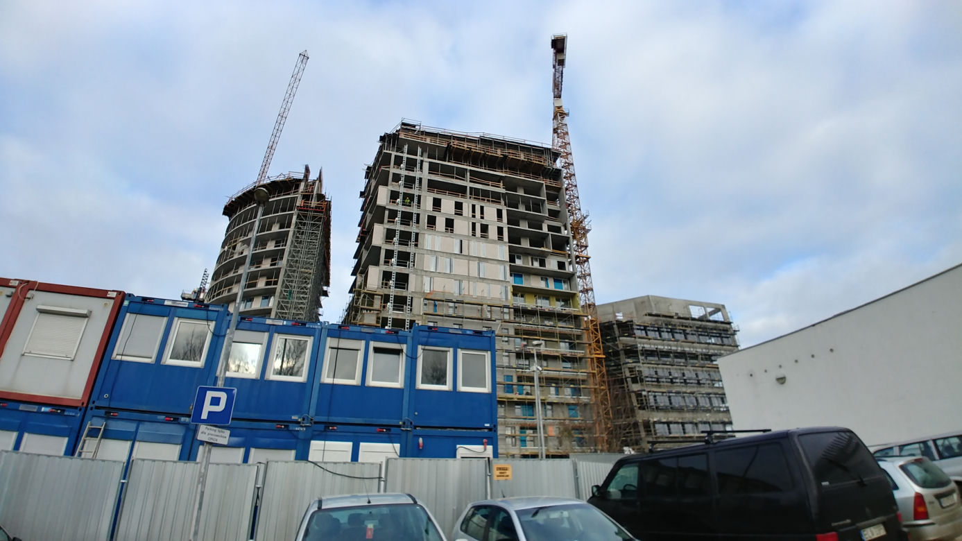 Centaurus. Trwa budowa największego budynku w Olsztynie. Zobacz postępy prac