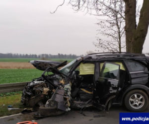 Wypadek na trasie Iława - Susz