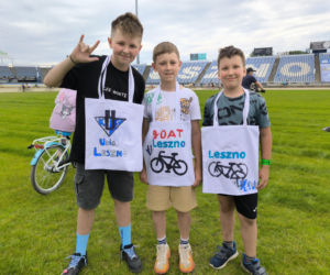 Rowerowa Stolica Polski - kręcili kilometry na stadionie w Lesznie