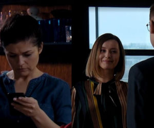 M jak miłość. Kinga (Katarzyna Cichopek), Piotrek (Marcin Mroczek), Kamila (Anna Gorajska)