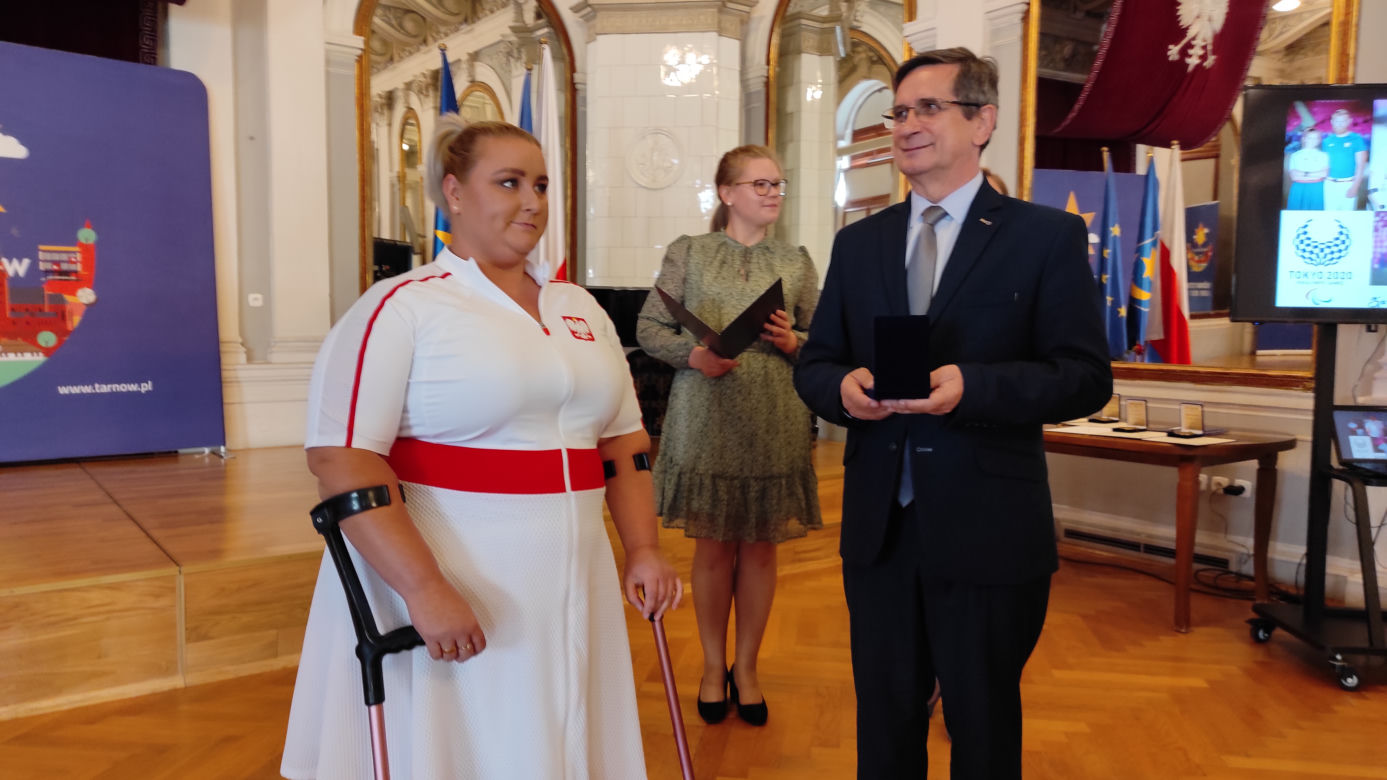 Spotkanie z tarnowskimi paraolimpijczykami w Sali Lustrzanej