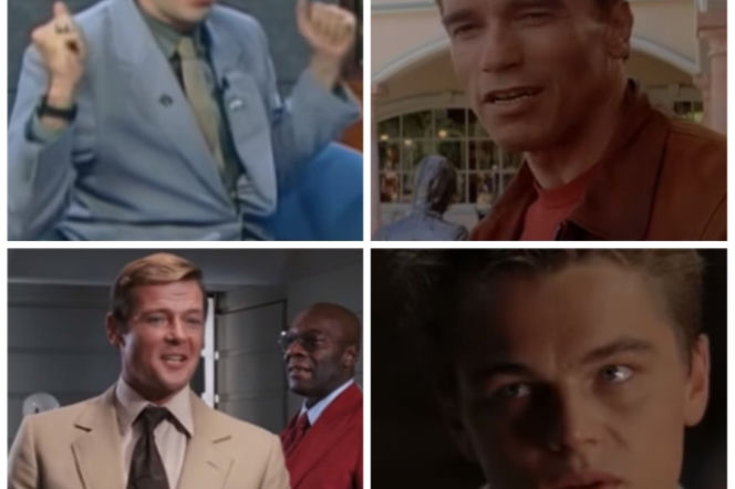 Arnold Schwarzeneger, Borat, Will Smith, James Bond