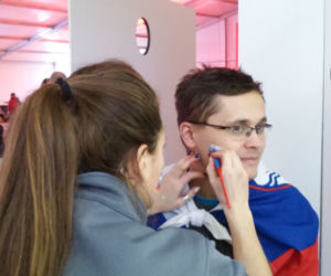 Fani dopingowali swoje drużyny w strefie kibica