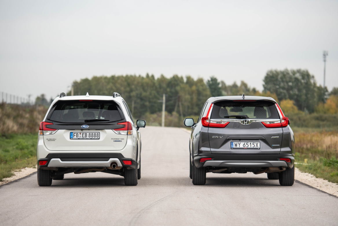Subaru Forester e-BOXER vs Honda CR-V Hybrid