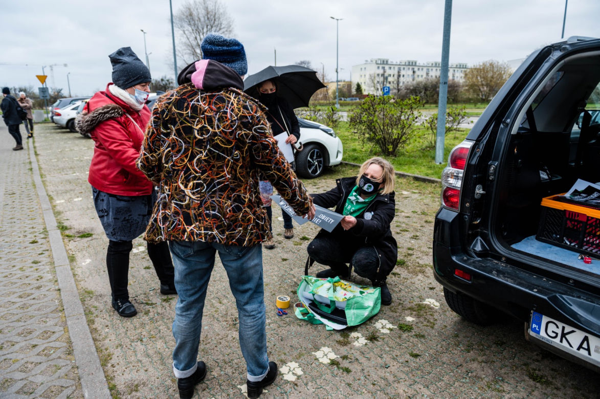 Strajk kobiet w Trójmieście. Awantura w centrum Gdańska