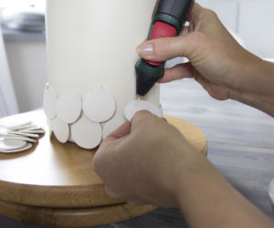 Wazon ceramiczny w stylu skandynawskim