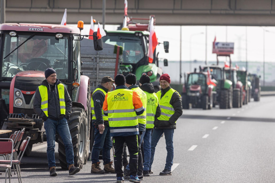 Blokada drogi expresowej S11