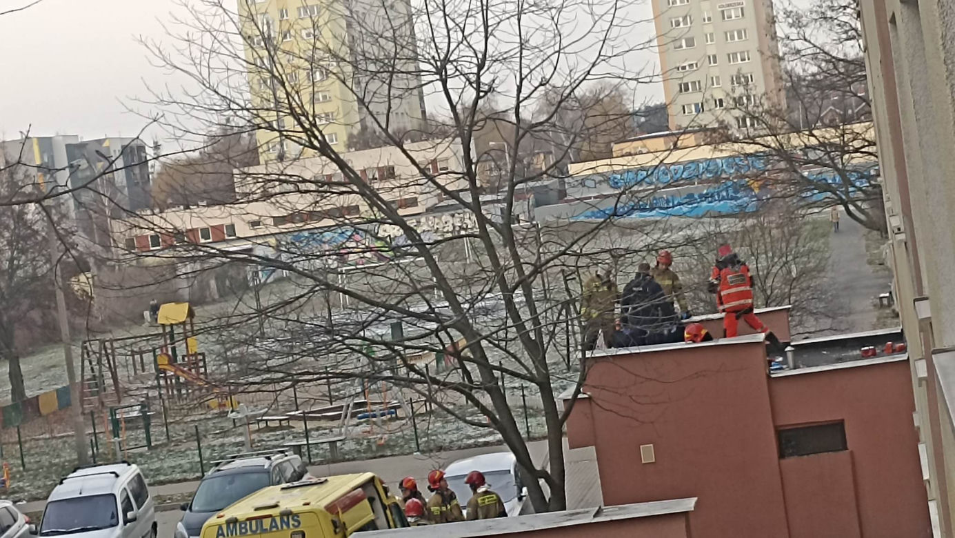Horror w Bydgoszczy. Mężczyzna wyskoczył z wieżowca