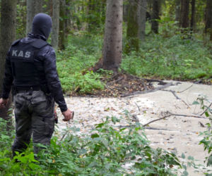Leśna bimbrownia pod Gródkiem zlikwidowana przez KAS [ZDJĘCIA]