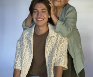 Barwy szczęścia, sesja. Lucyna (Grażyna Zielińska), Emil (Artem Malaszczuk)
